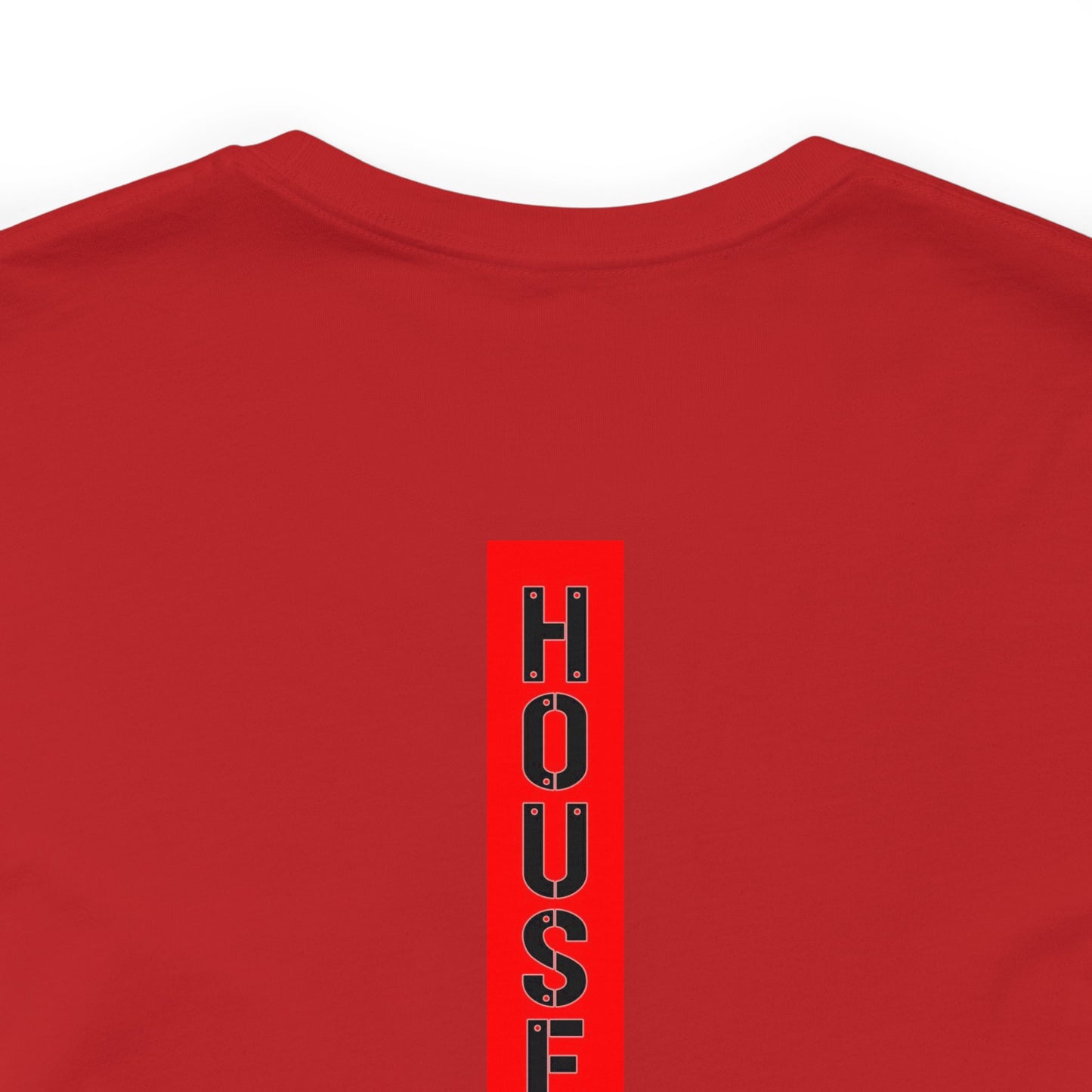 HOUSE OF BLESS Unisex T (Black, White, Red)